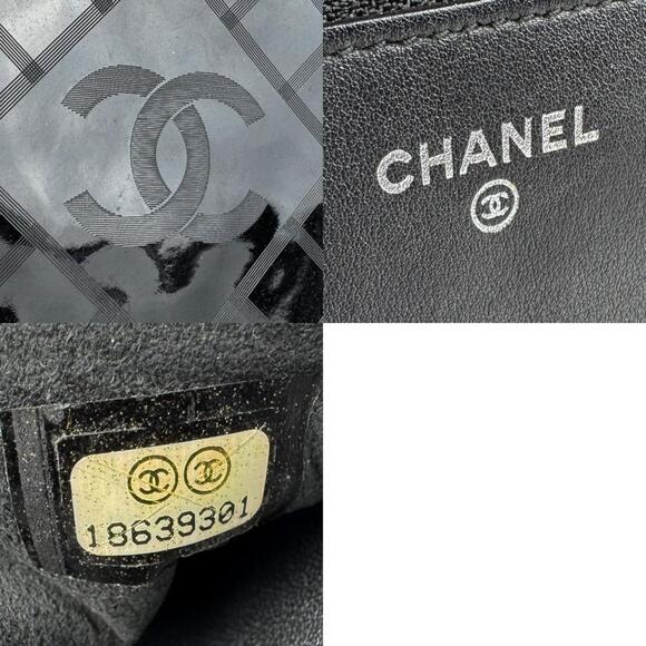 CHANEL Authentic Black Leather Wallet - Picture 5 of 5